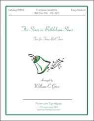 Stars in Bethlehem Skies Handbell sheet music cover Thumbnail